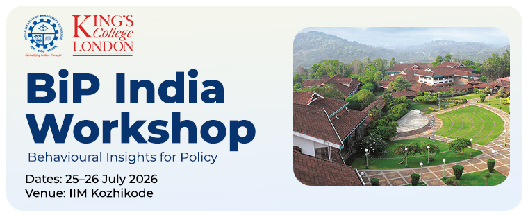 Behavioural Insights for Policy (BiP) India Workshop